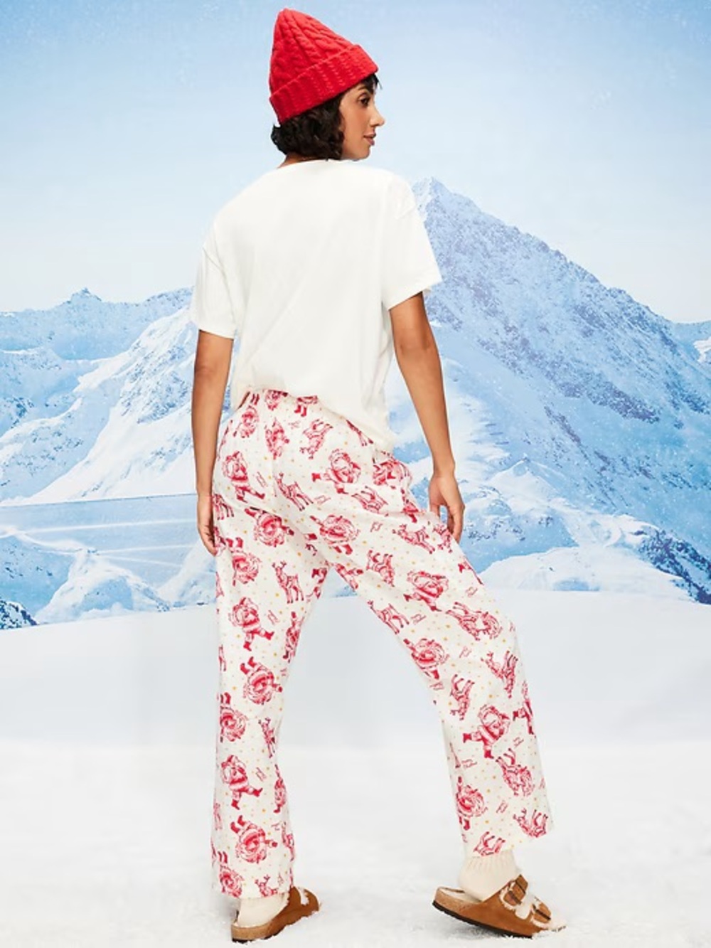 Old Navy Printed Flannel Pajama Bottoms